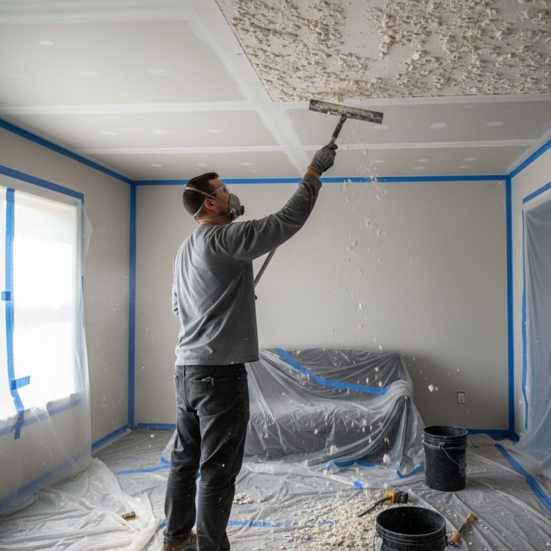 Popcorn Ceiling Removal